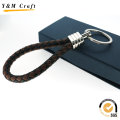 Promotional Blank Leather Keychain Keyring